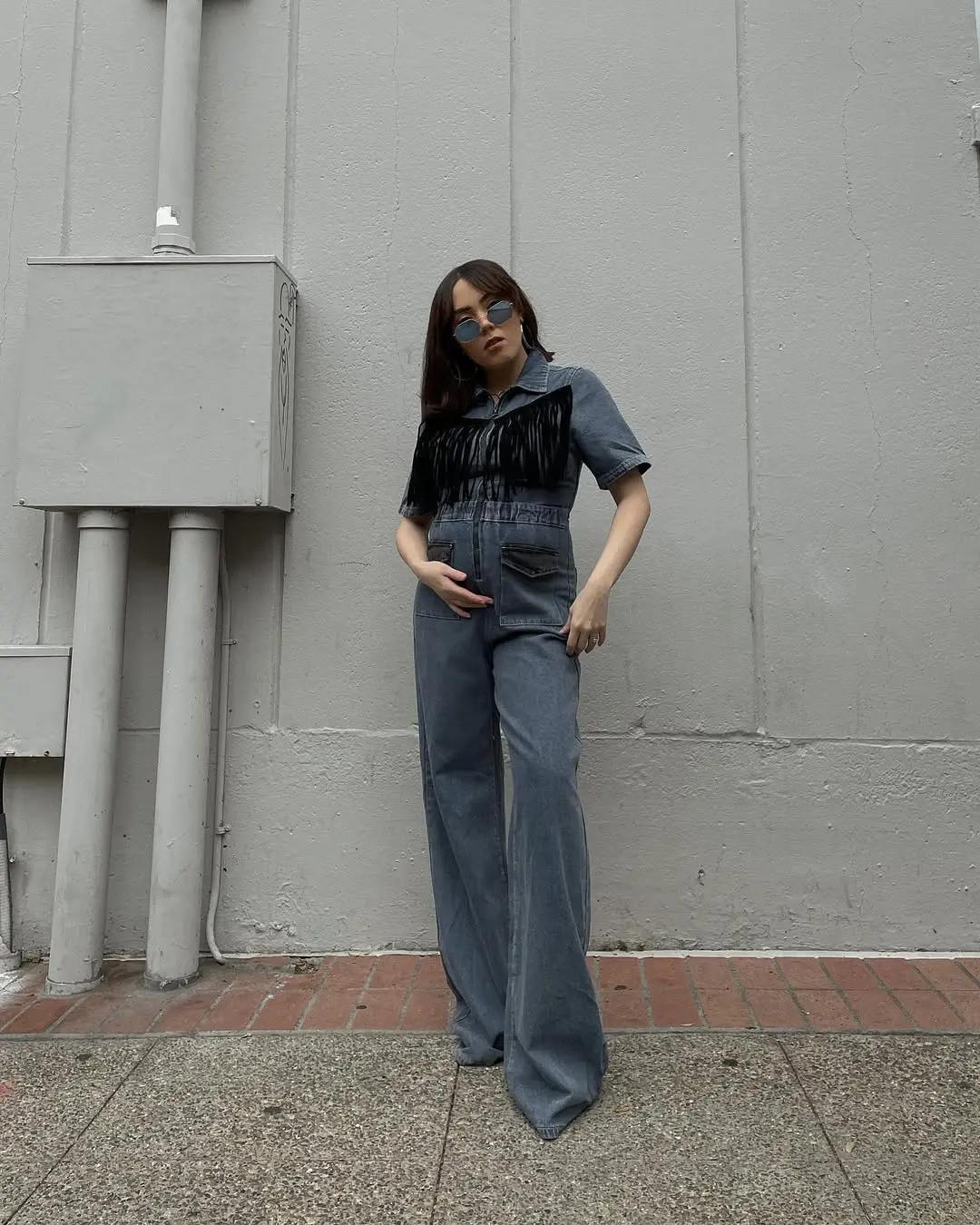 Fringe Details Elevate This Chic Jumpsuit Outfit