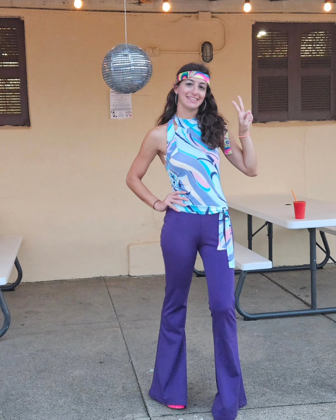 Vibrant Seventies-Inspired Disco Outfit