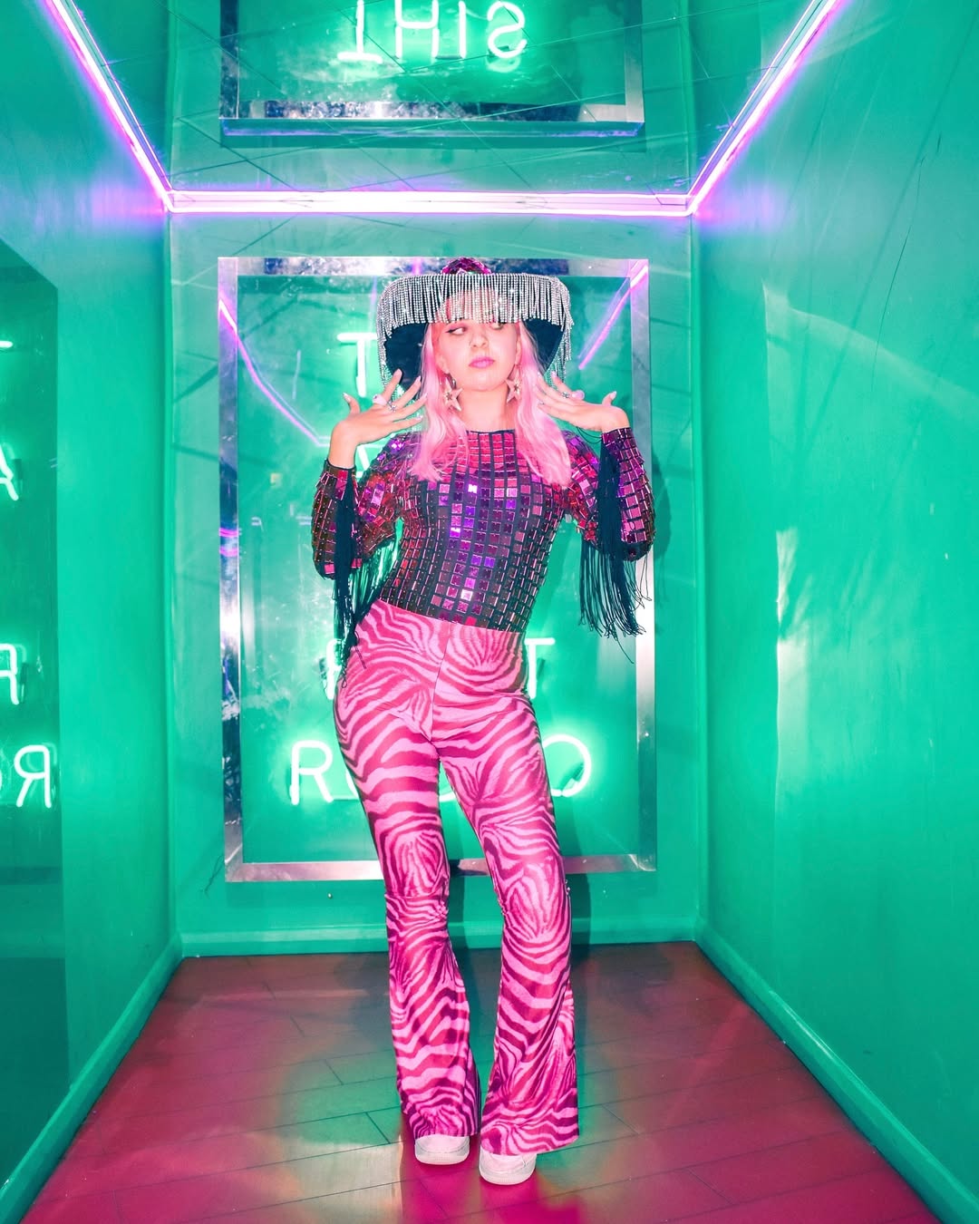 Vibrant and Funky Disco Outfit Inspiration