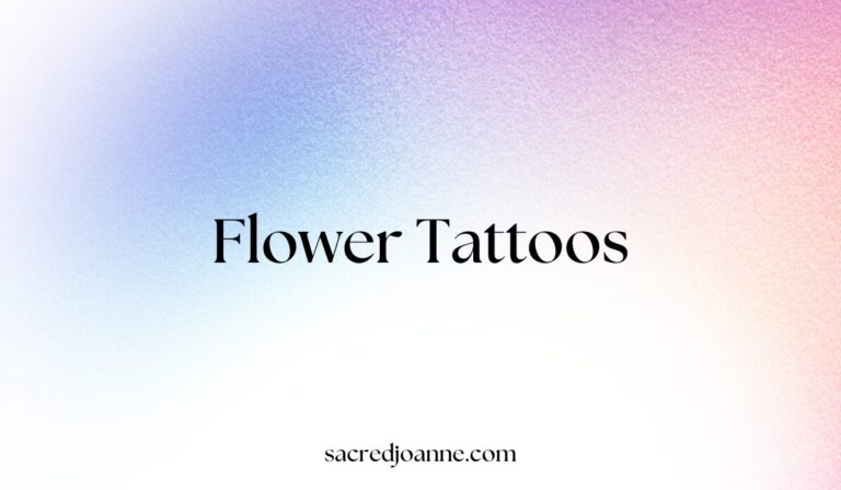 63 Stunning Flower Tattoos That Celebrate Nature’s Beauty