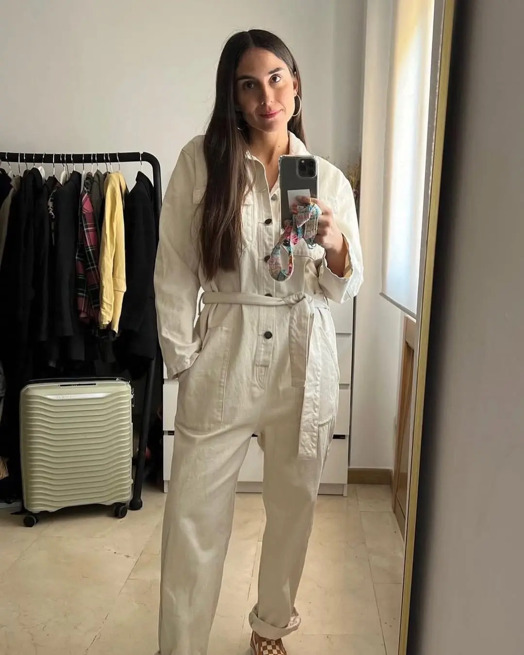 Chic Beige Jumpsuit Styled for Any Occasion