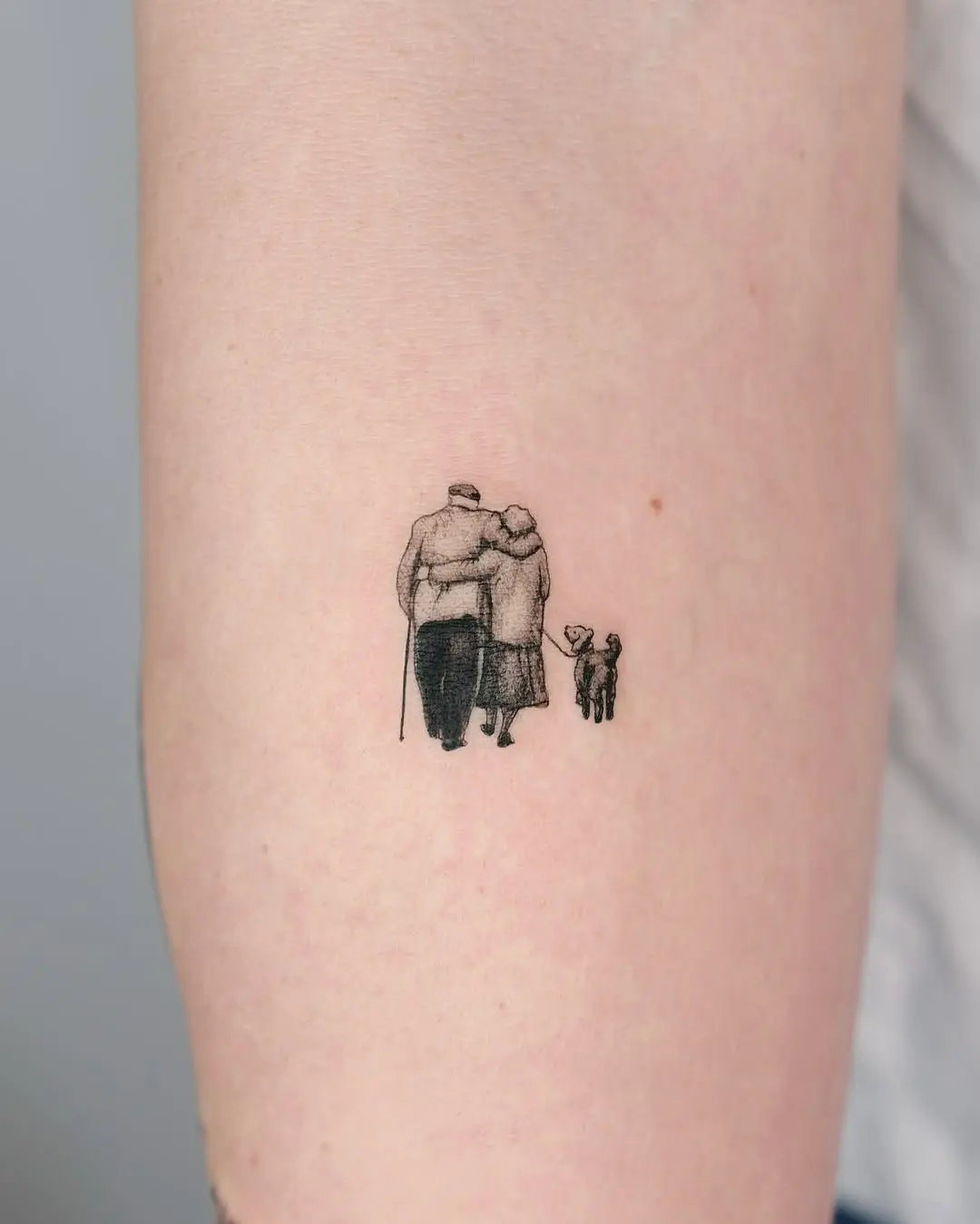 Whimsical grandparents' love captured in ink