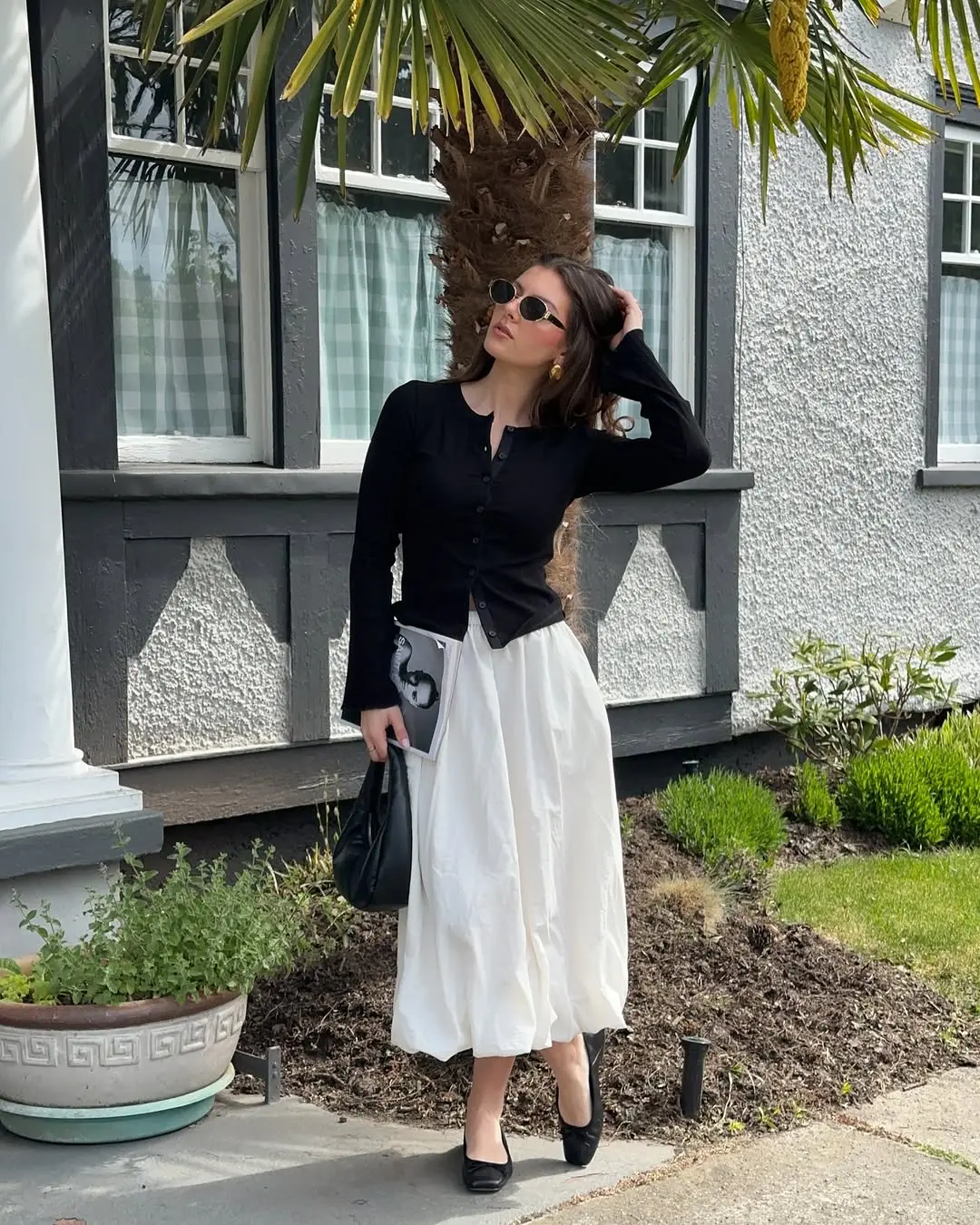 Chic and Elegant Midi Skirt Ensemble