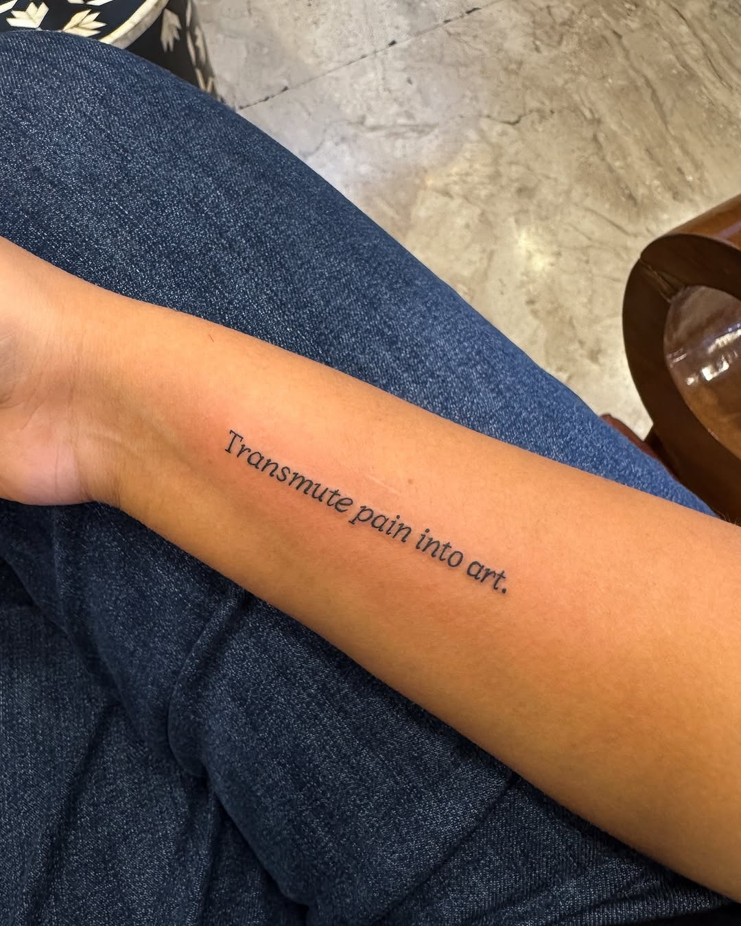 Transforming pain into beautiful artistry