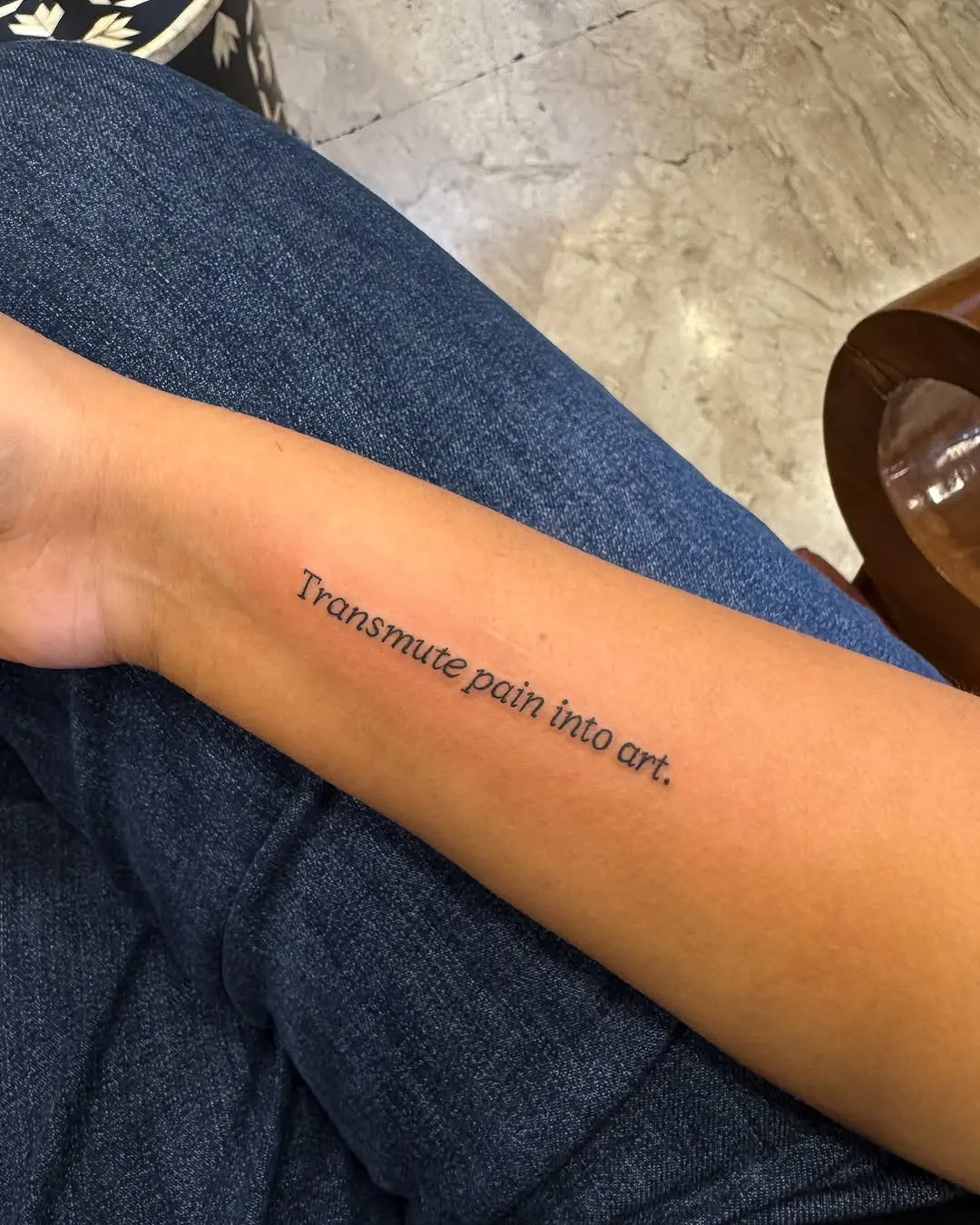 Transforming pain into beautiful artistry