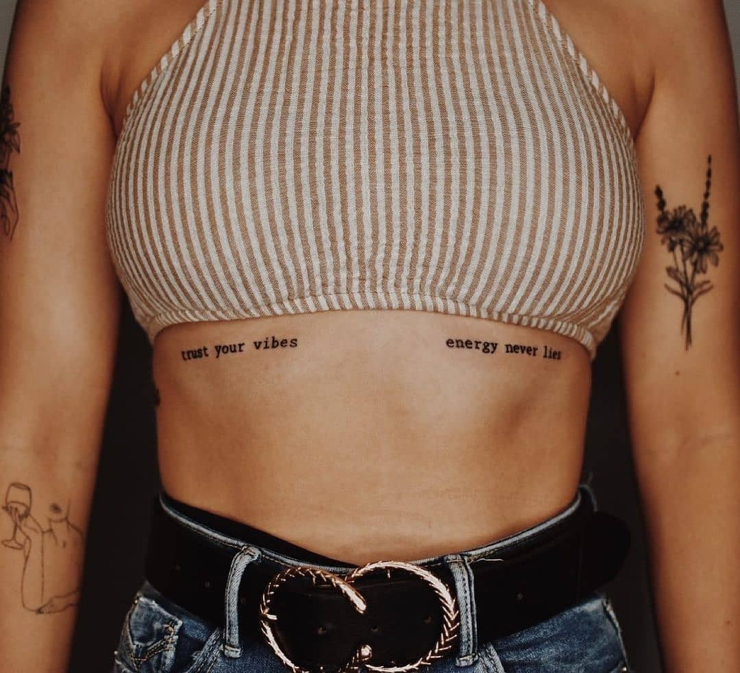 Inspiring Quote Tattoos for Positive Energy