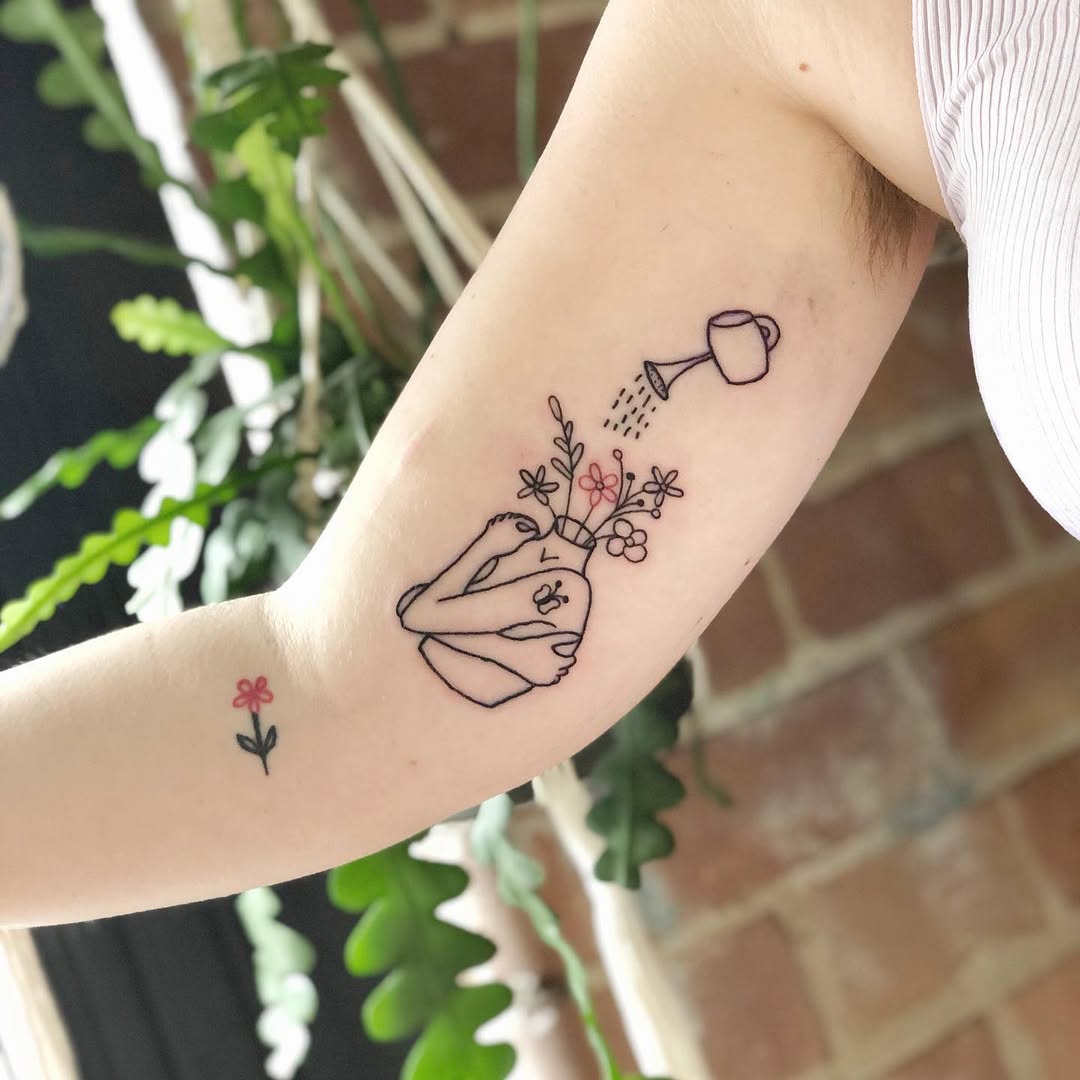 Nurturing Yourself Through Botanical Ink Art