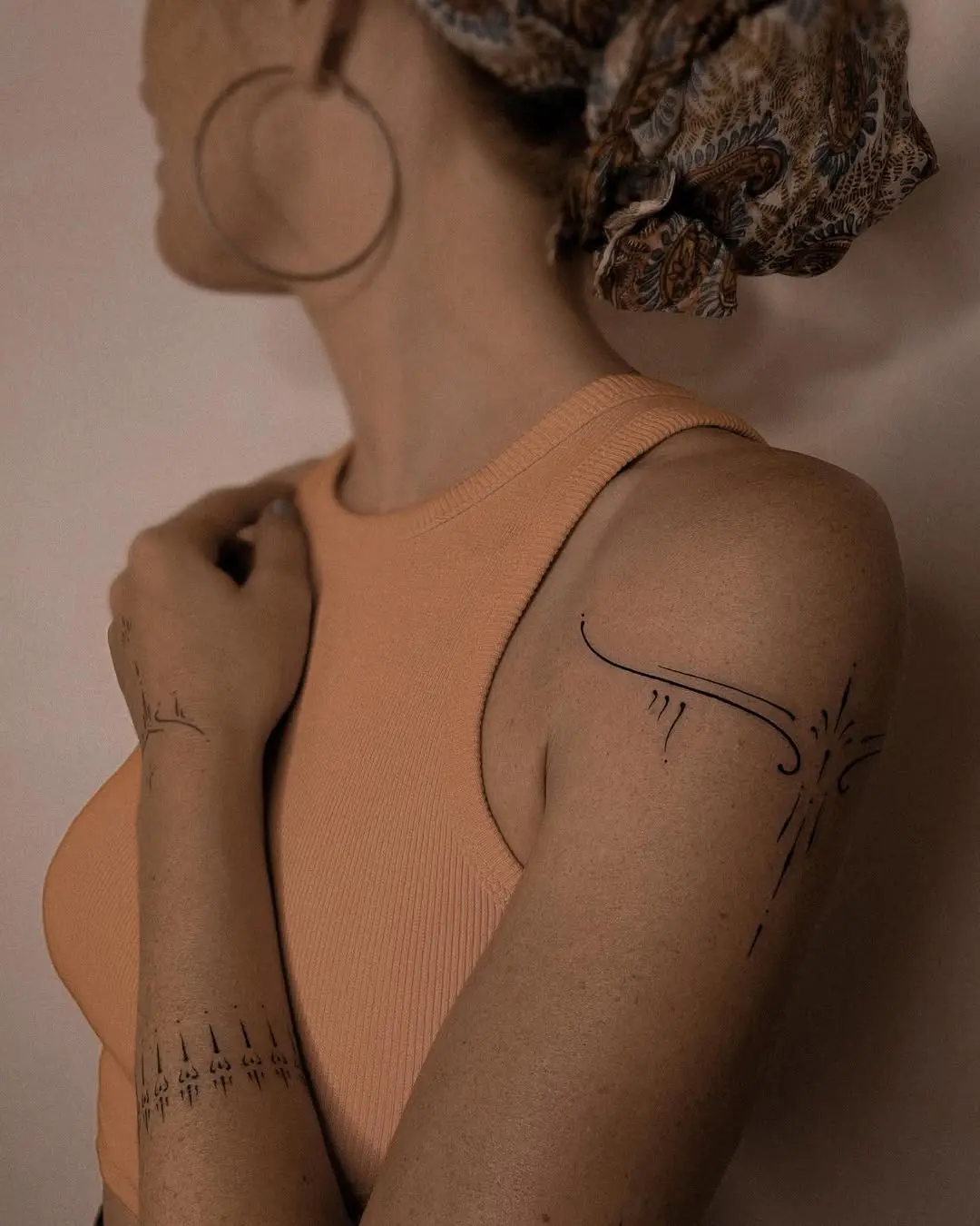 Elegant Minimalist Shoulder Tattoo Designs