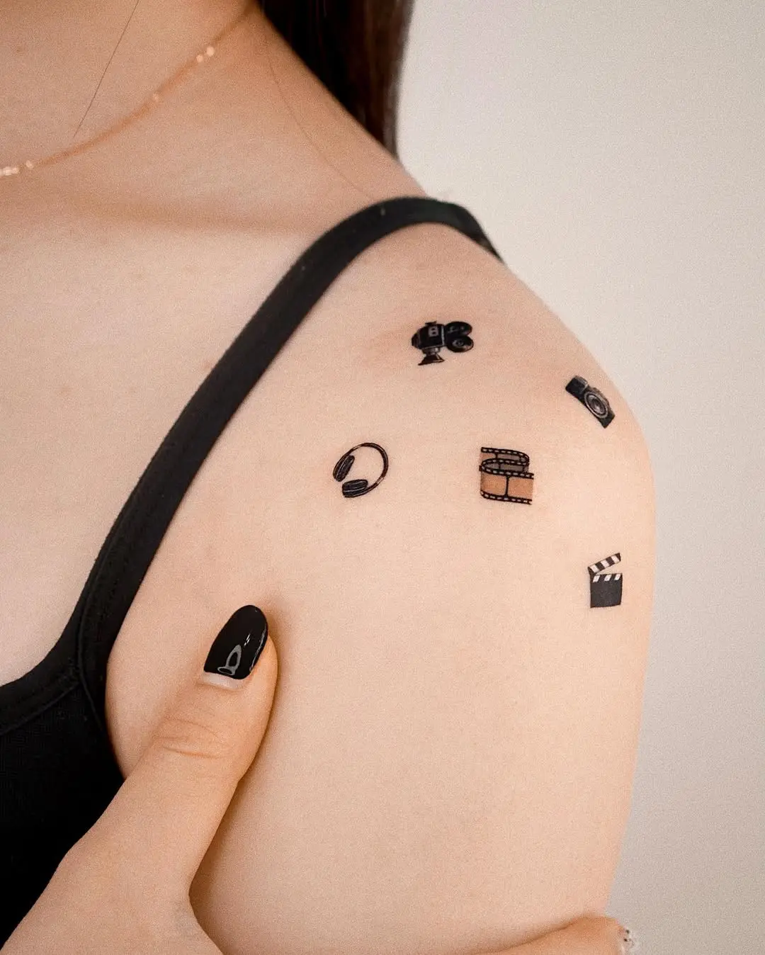 Chic and Fun Tiny Icons Tattoo Collection