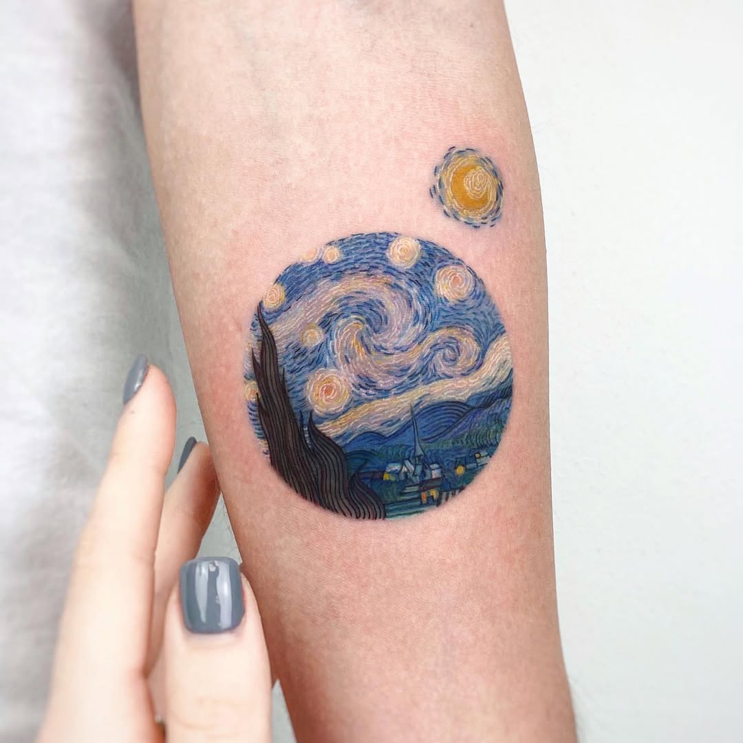 A vibrant homage to Van Gogh's masterpiece