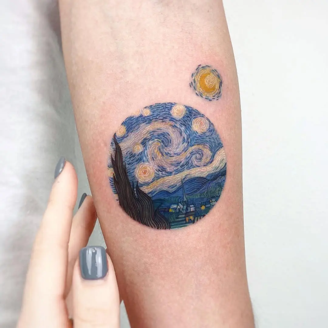 A vibrant homage to Van Gogh's masterpiece
