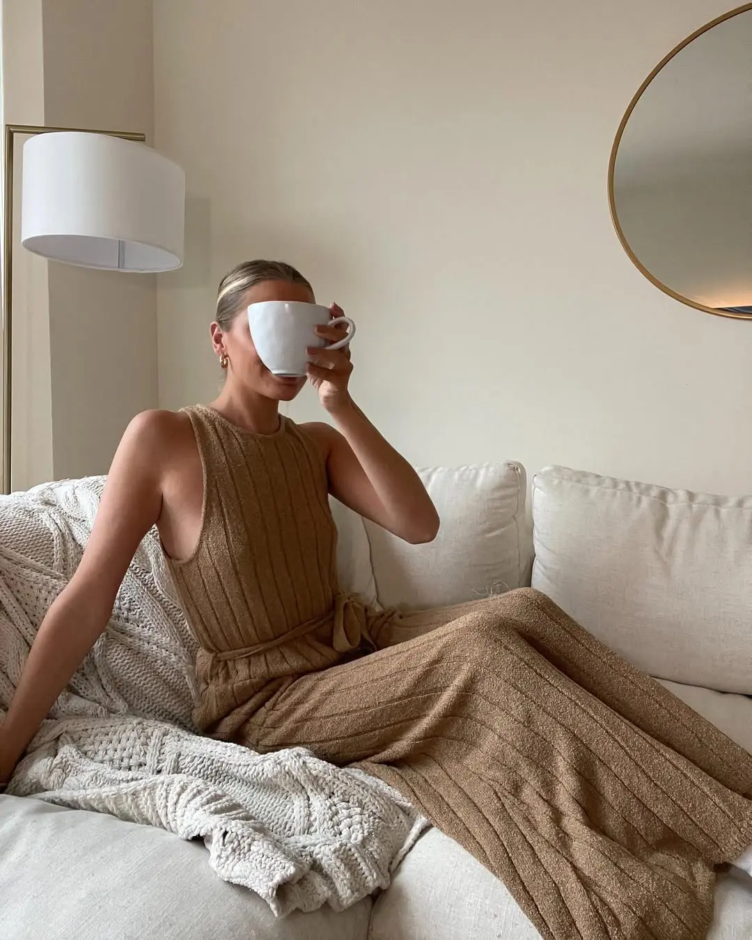 Chic Knit Jumpsuit for Relaxed Moments