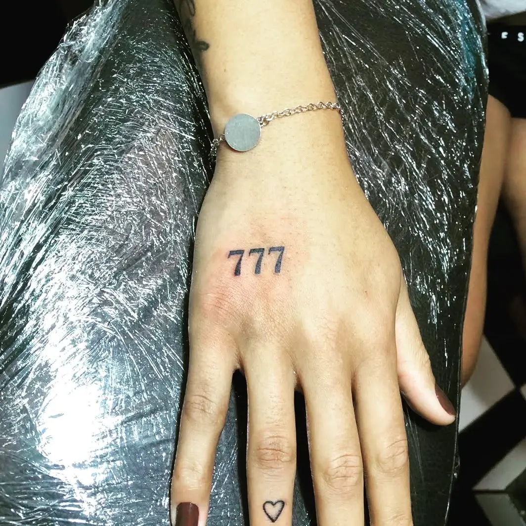 A symbol of luck and positivity in ink