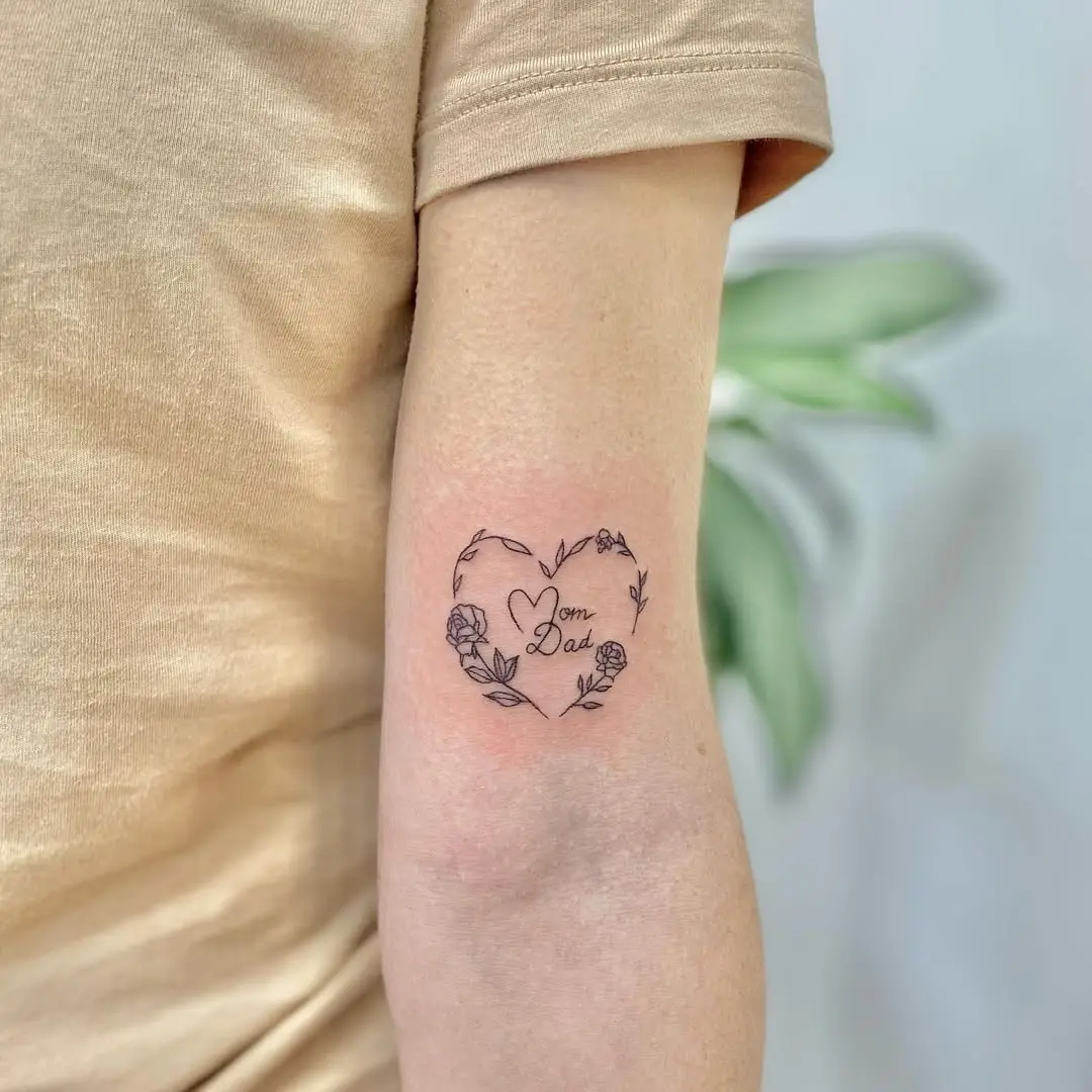 Sweet floral love for mom and dad