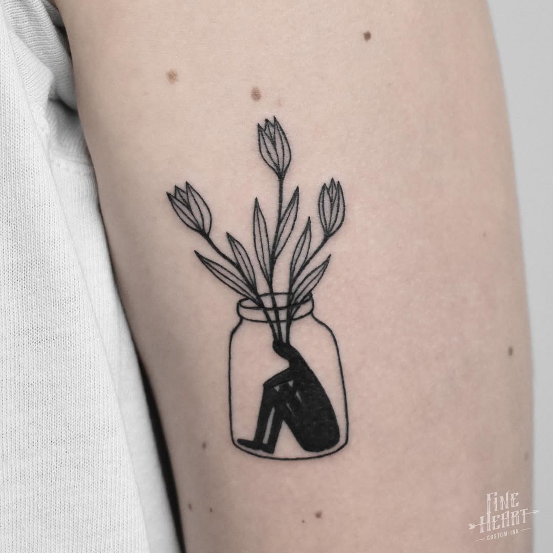 Symbolizing growth and inner strength through art