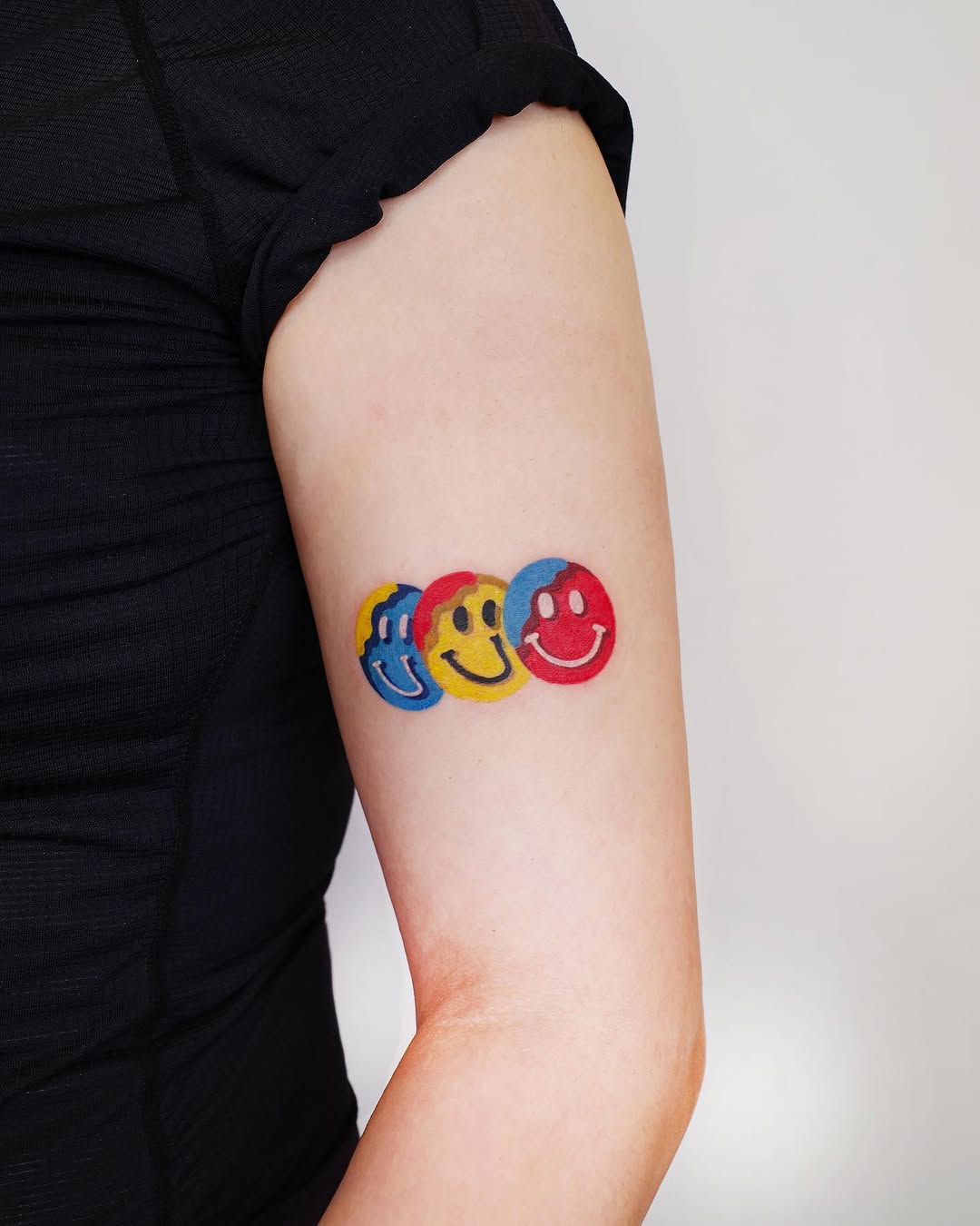 Colorful smiley tattoos for vibrant expressions