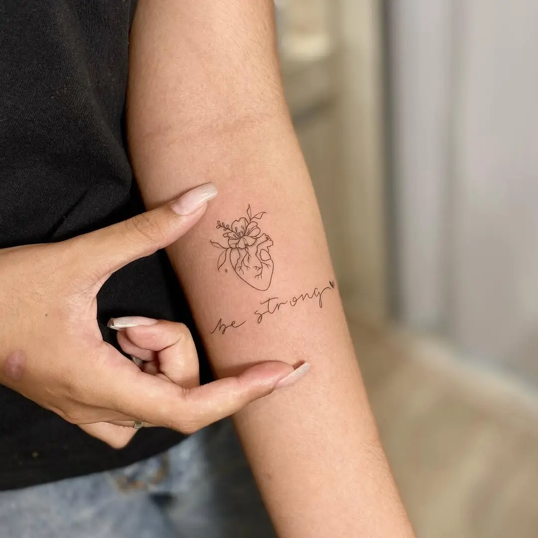 Elegant reminder of inner strength and beauty