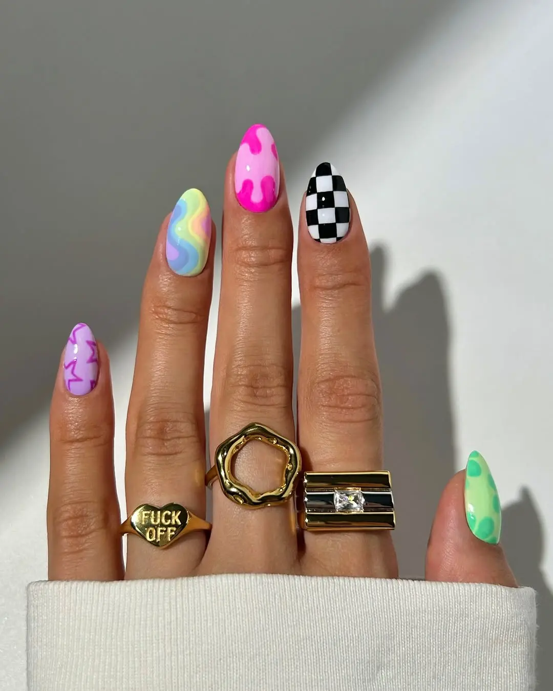 Vibrant nail art for a summer vibe