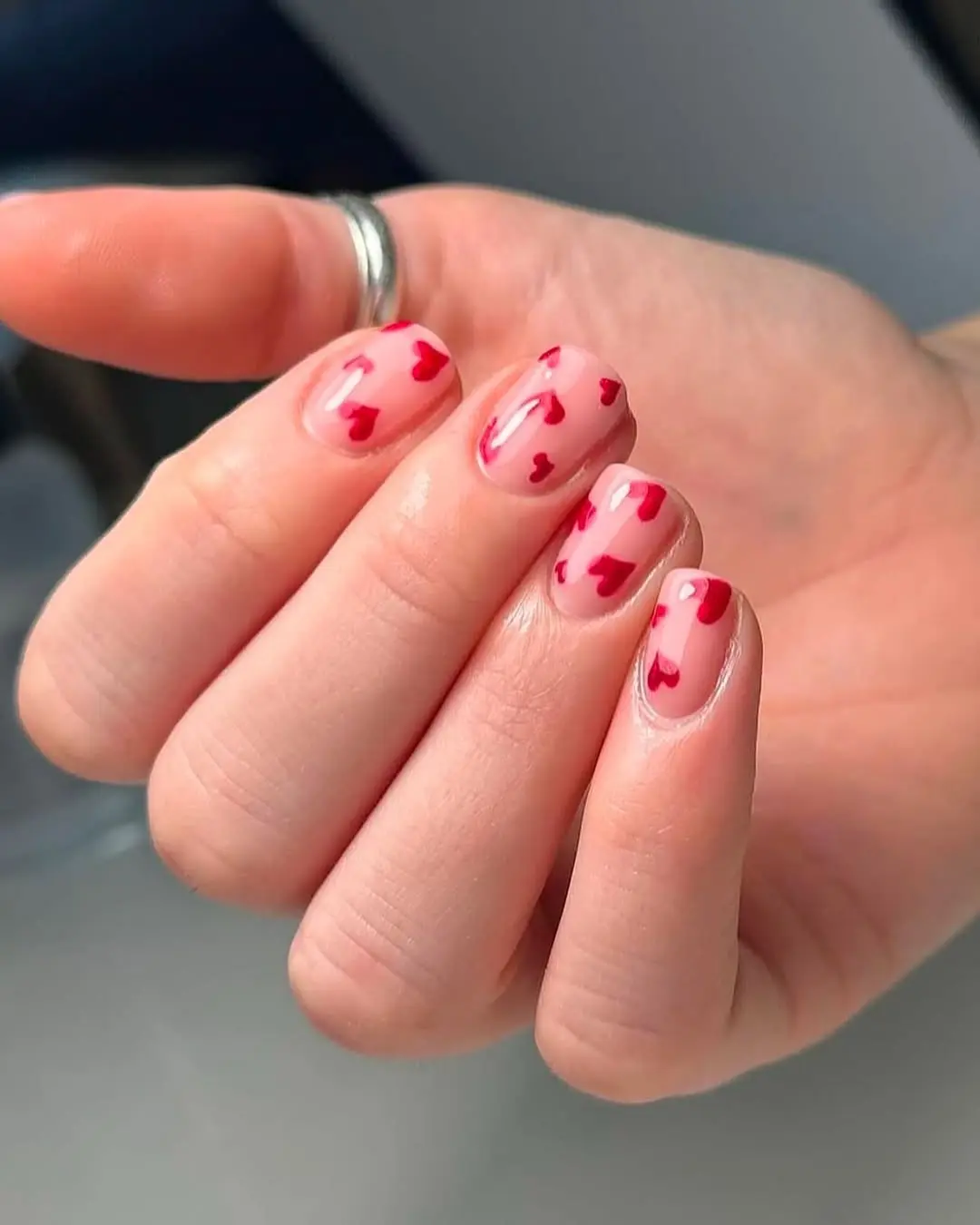 Charming Heart Nail Art for a Sweet Look
