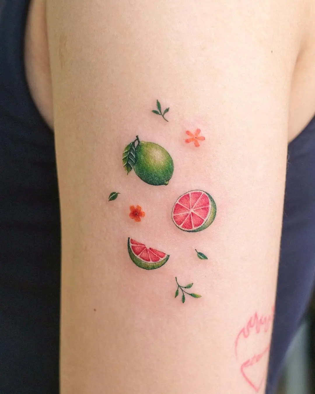 Fresh and Vibrant Lemon Tattoo Collection