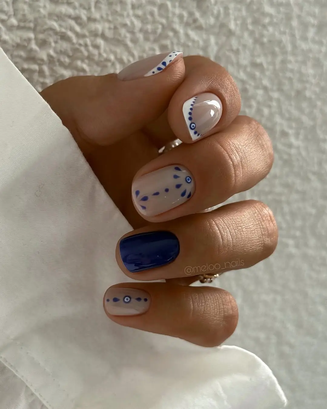 Chic summer nails with playful designs