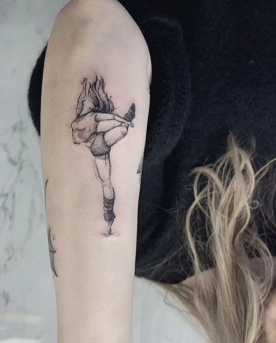 Elegant ballet dancer captured in stunning detail