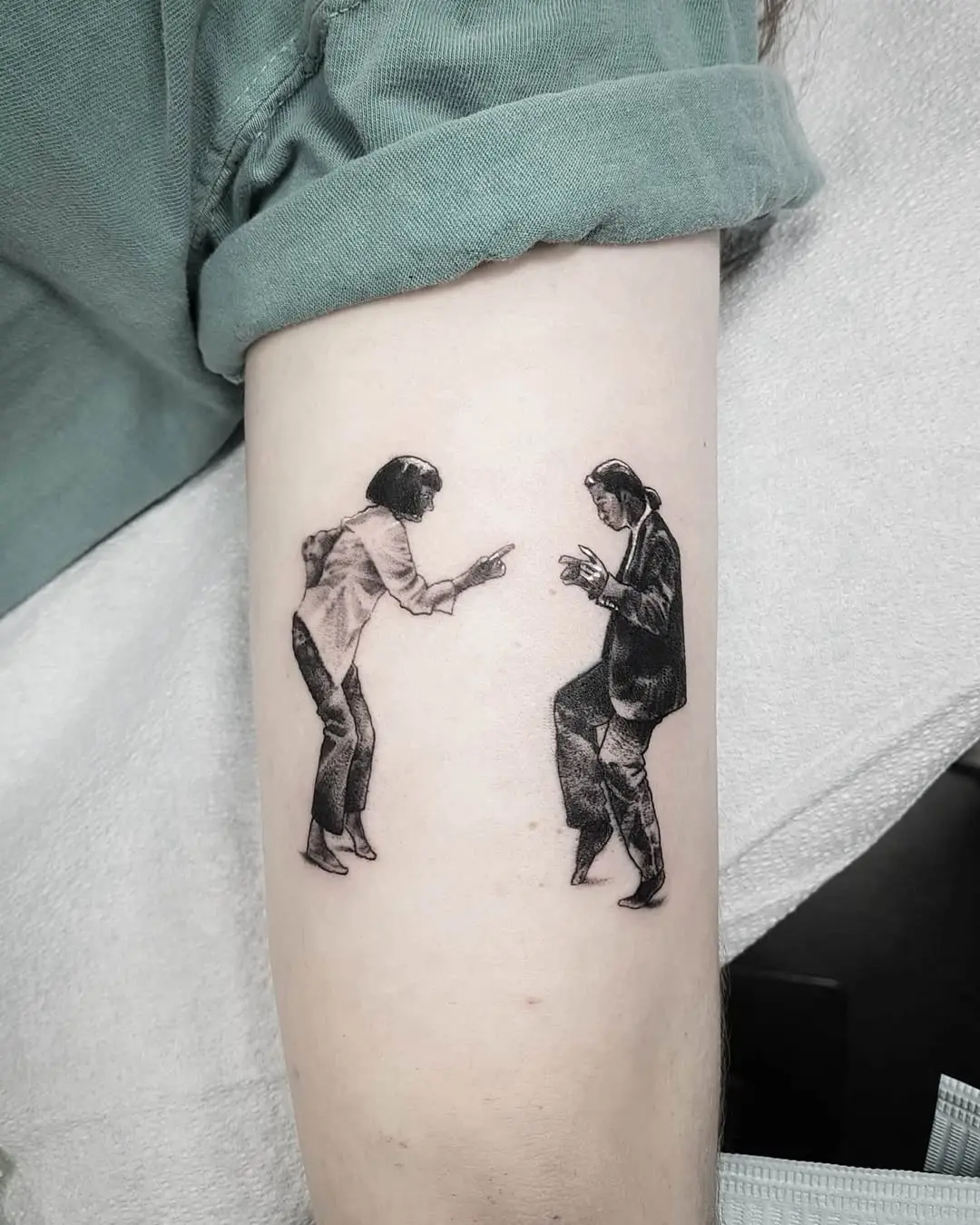 Expressive Dance Moves Captured in Ink