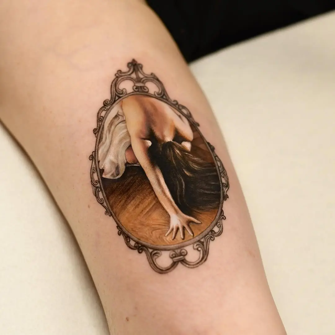 Elegant dance tattoo showcasing graceful movement