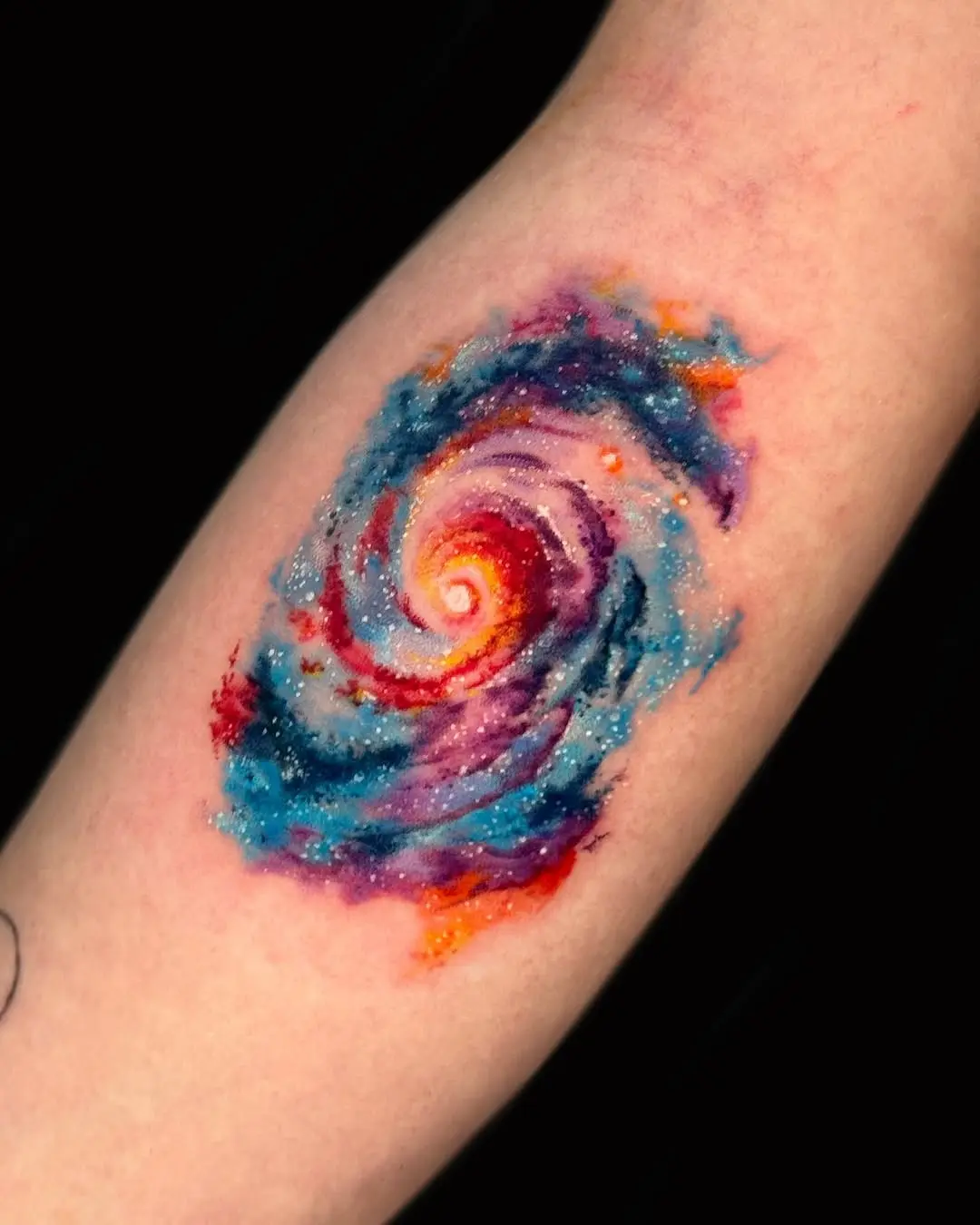 Vibrant Swirl of Cosmic Colors