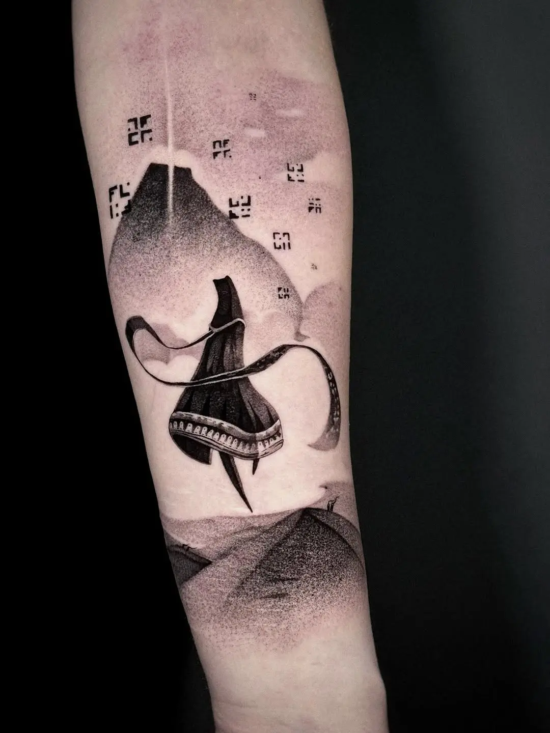 Mystical journey captured in stylish ink