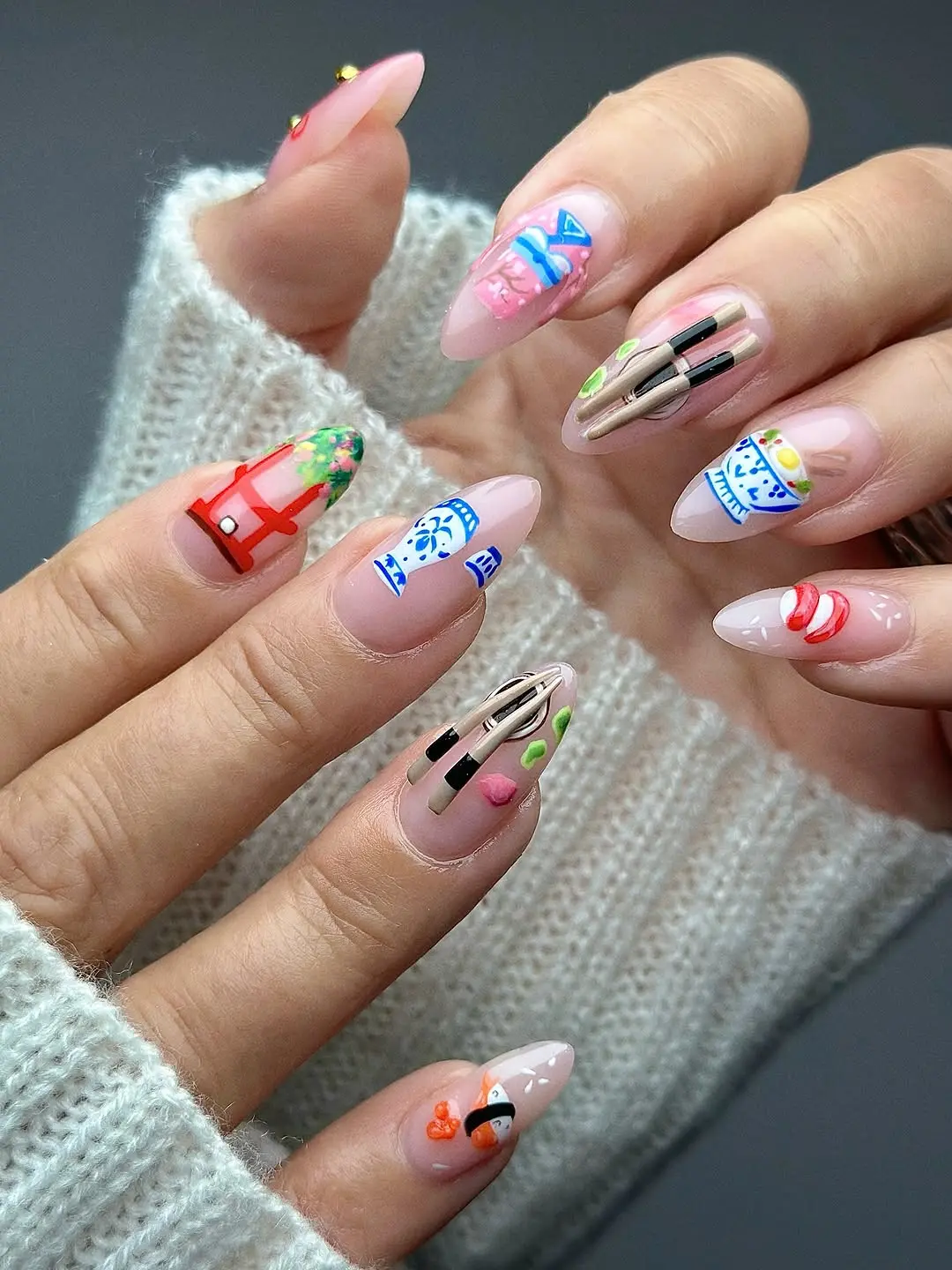 Vibrant Japanese Nail Art for Seasonal Style