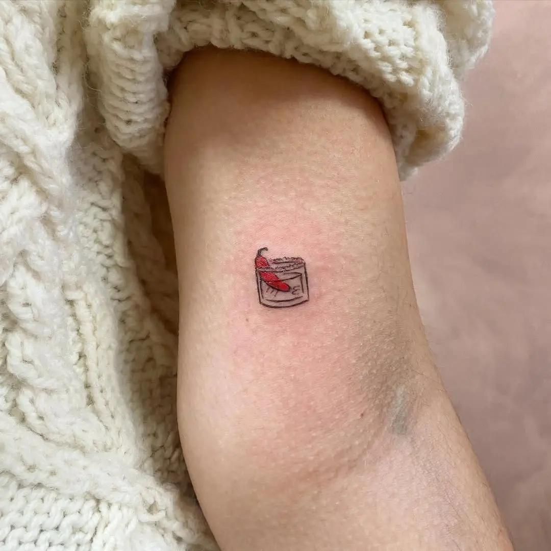 Charming margarita ink with spicy twist
