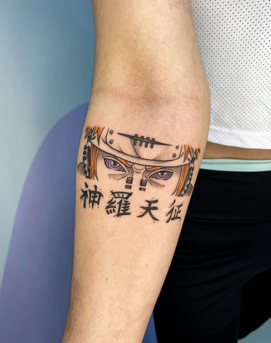 Intricate ninja tattoo showcasing bold artistry