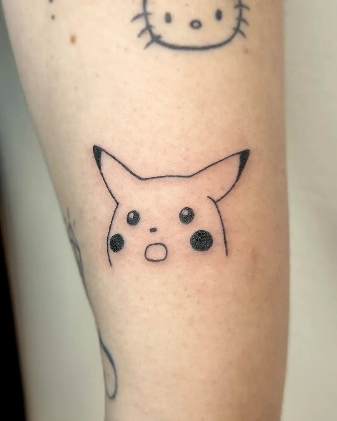 Adorable Pikachu Tattoo for Geek Lovers