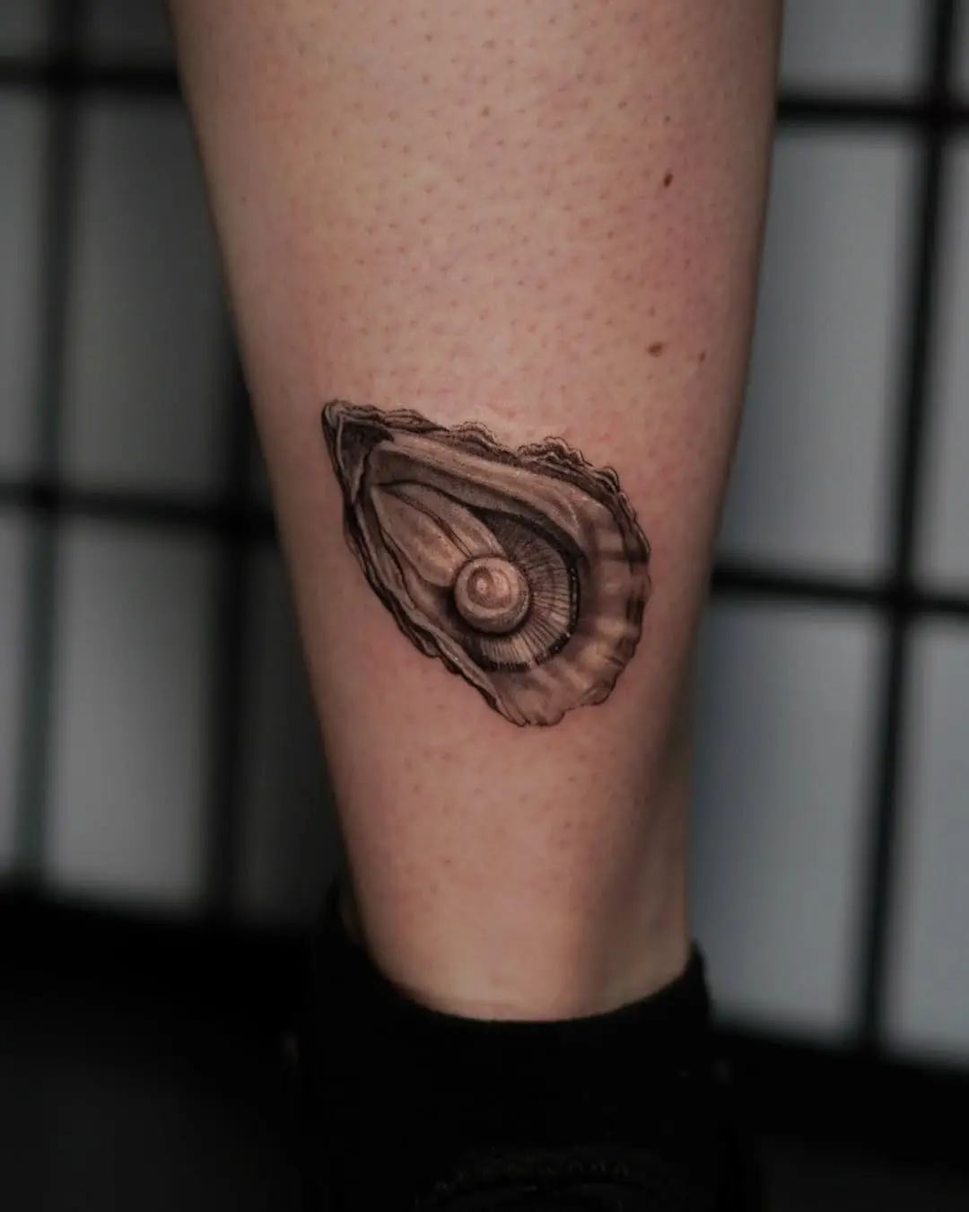 Stunning Realistic Oyster Tattoo Design