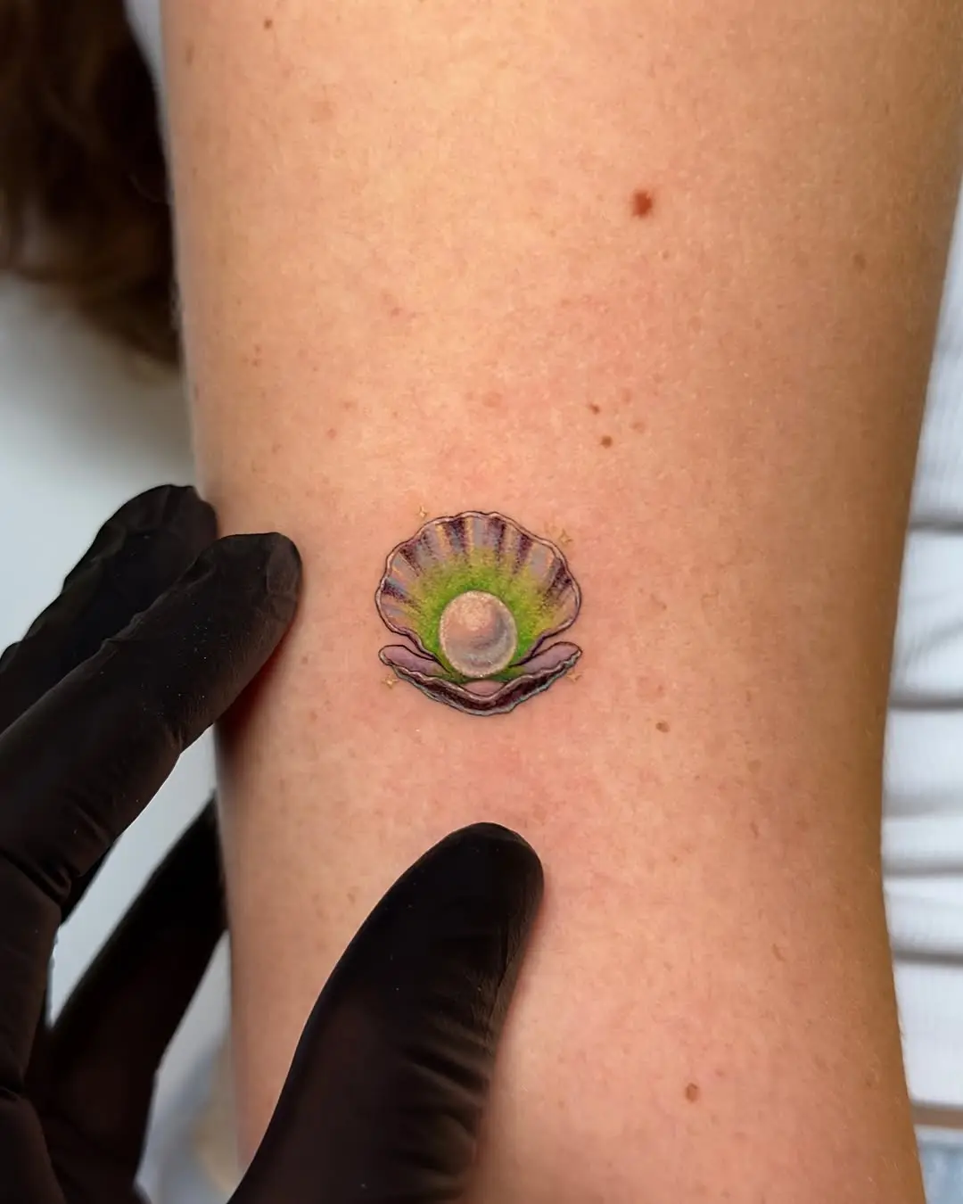 Stunning Realistic Oyster Tattoo Design
