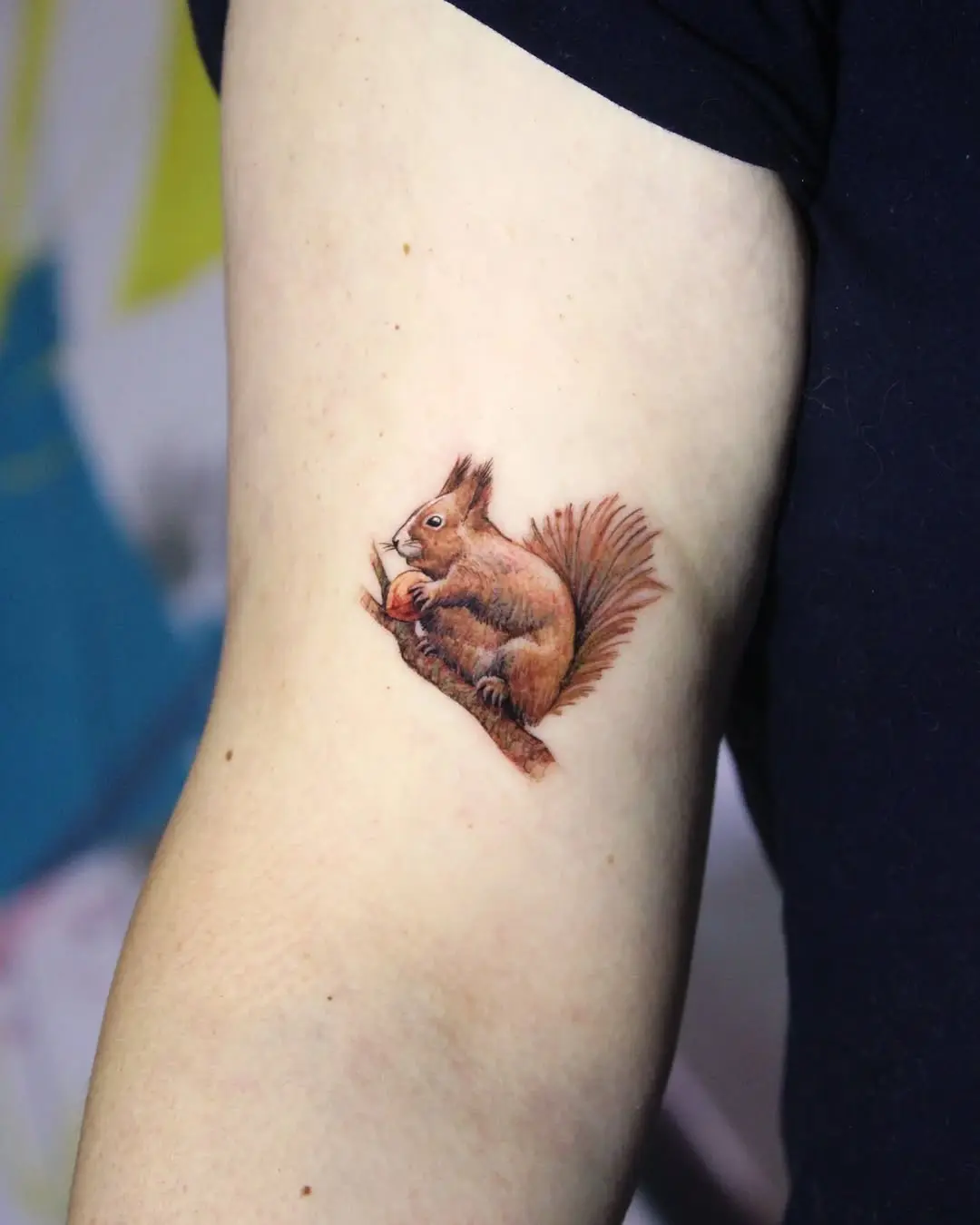 Charming Squirrel Tattoo With Natural Vibes