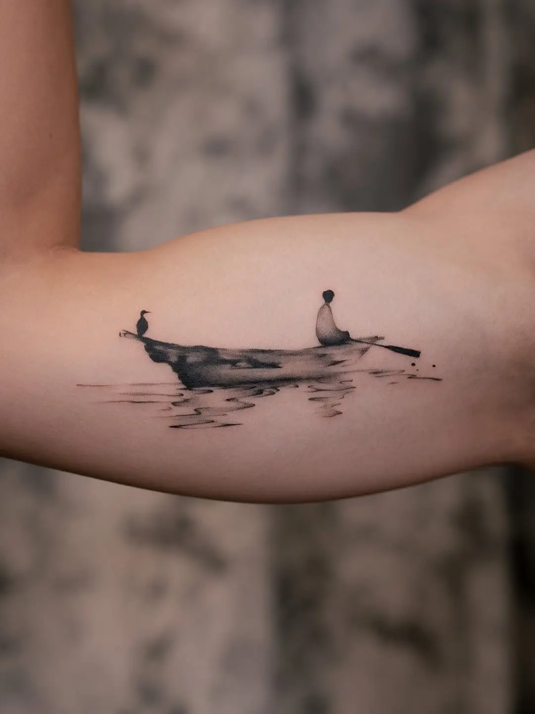 Sailing Away in Serenity: A Unique Tattoo