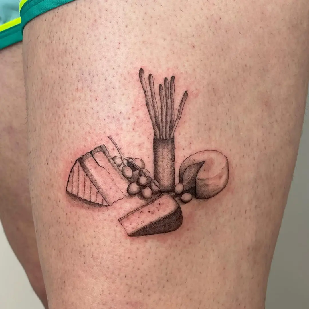 Cheese Tattoo: A Flavorful Art Expression