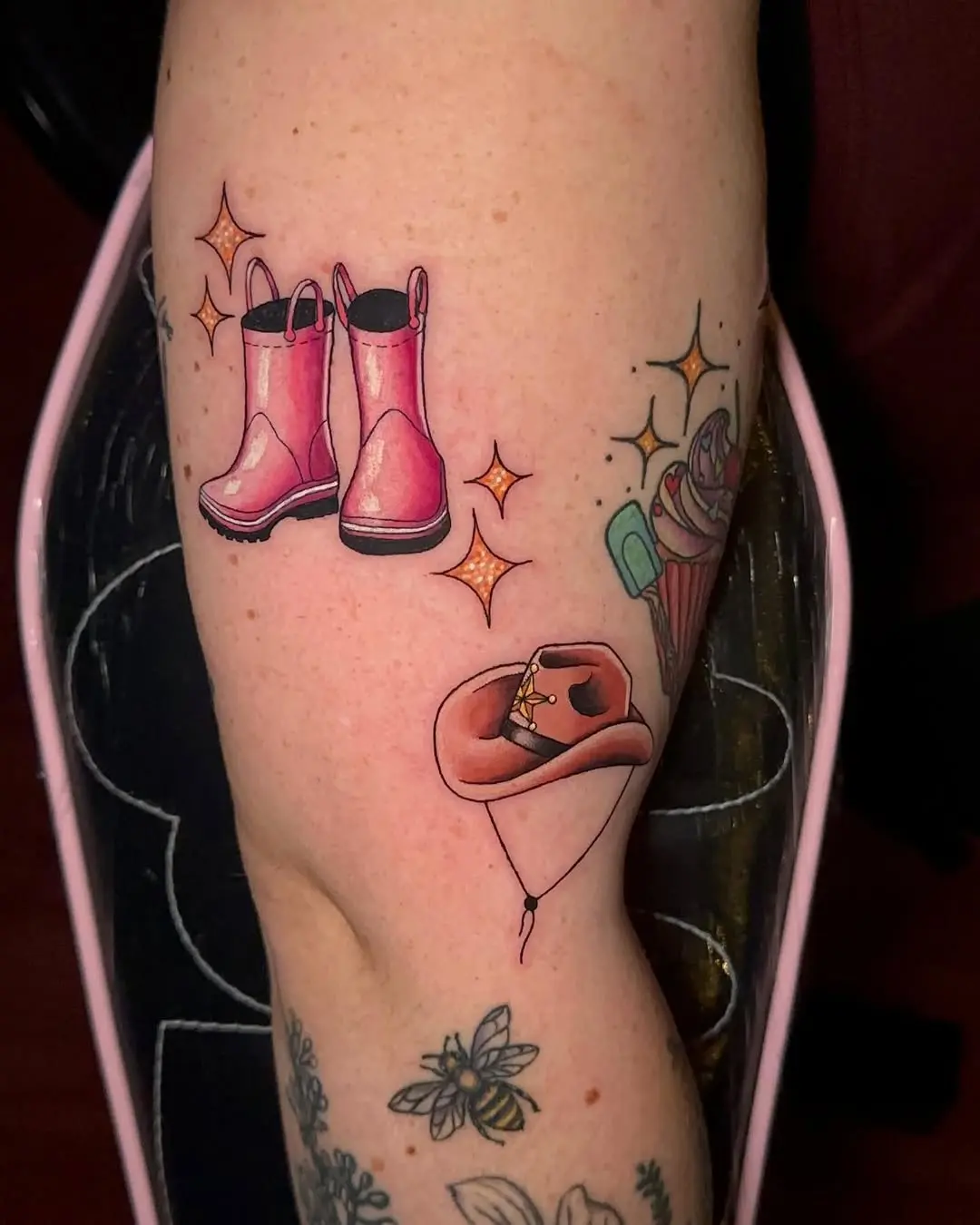 Colorful Cowboy Themes Come to Life in Tattoos