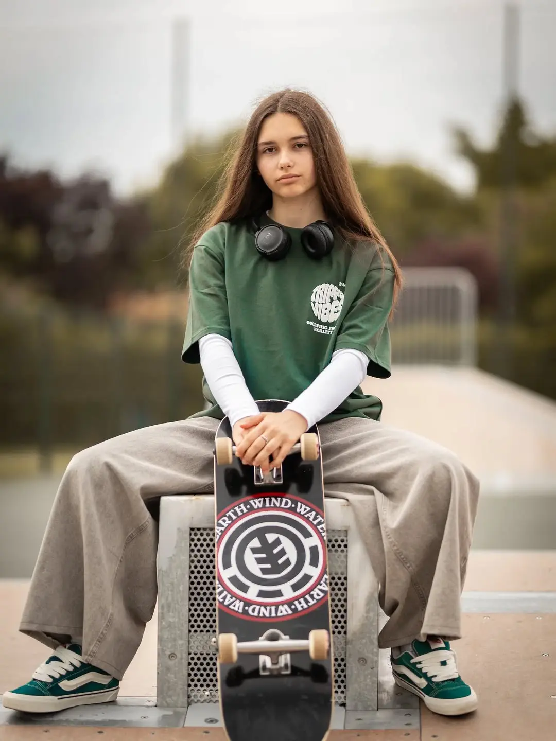 Sporty casual vibes for the skatepark