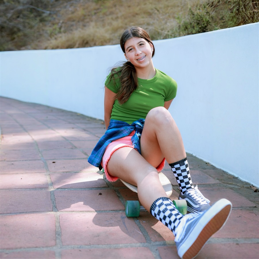 Chic and Fun Skate Outfit for Teens