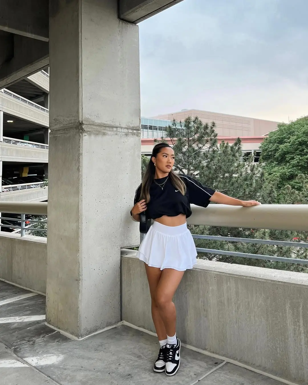 Effortless sporty chic for urban settings