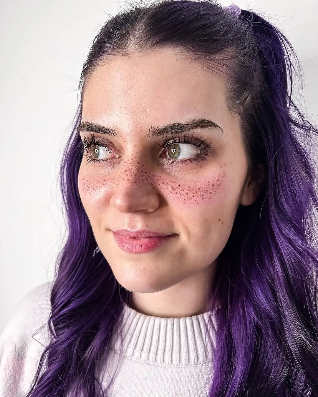 Playful and vibrant freckle tattoo design