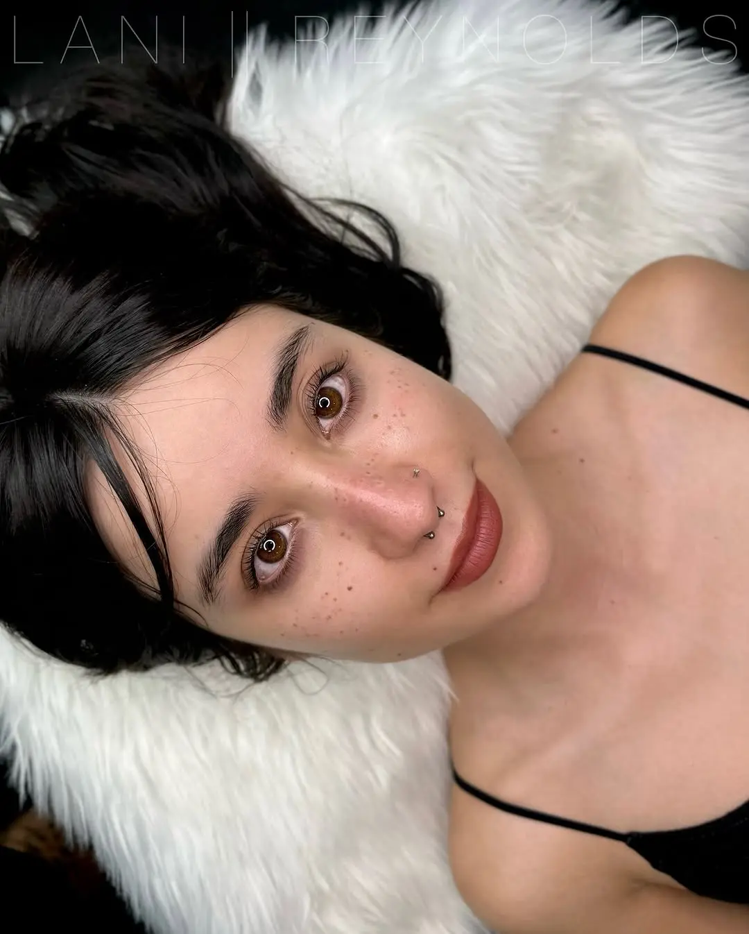 Captivating freckle tattoo enhancing natural beauty