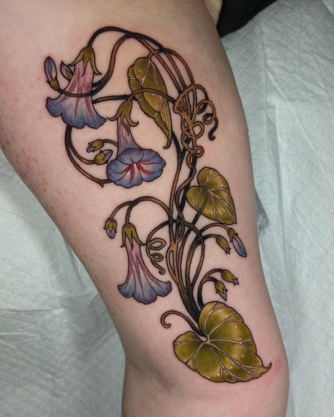 33 Art Nouveau Tattoos That Celebrate Nature And Elegance Sacred Joanne