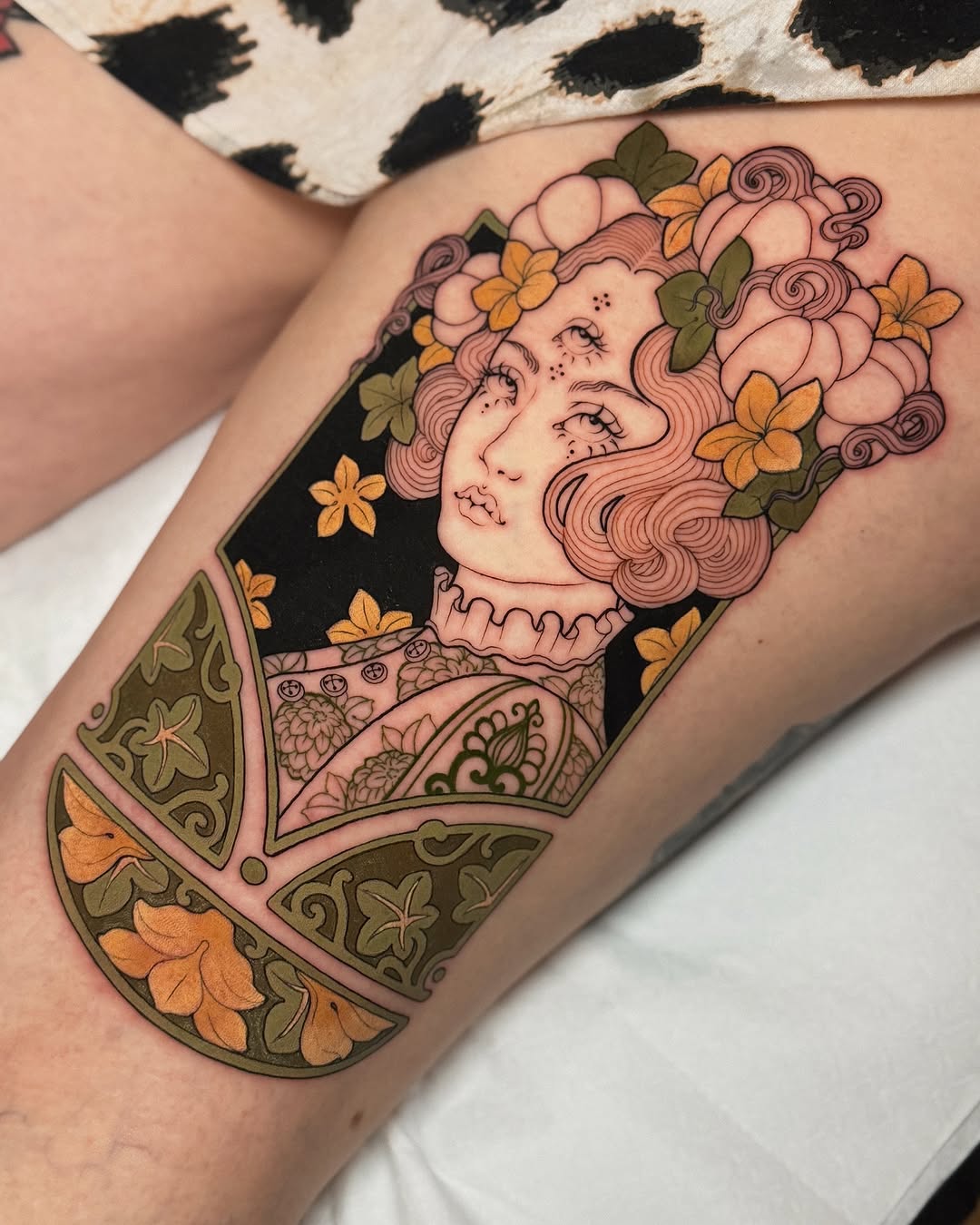33 Art Nouveau Tattoos That Celebrate Nature And Elegance Sacred Joanne 33 Art Nouveau Tattoos That Celebrate Nature And Elegance Sacred Joanne