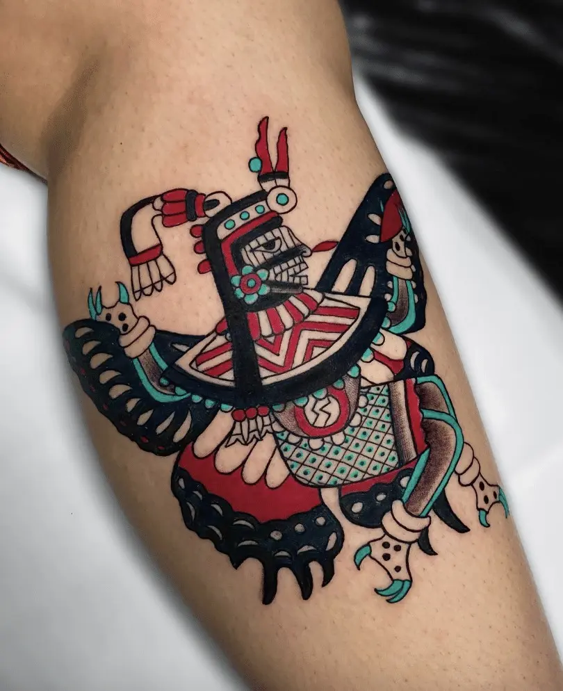 Intricate Aztec design showcasing cultural heritage