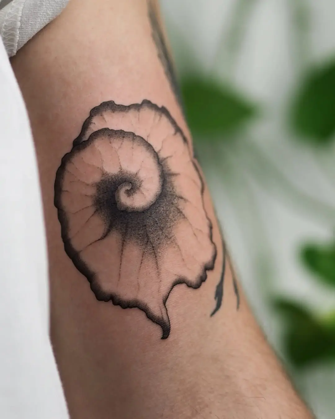 Elegant begonia tattoo capturing nature's essence