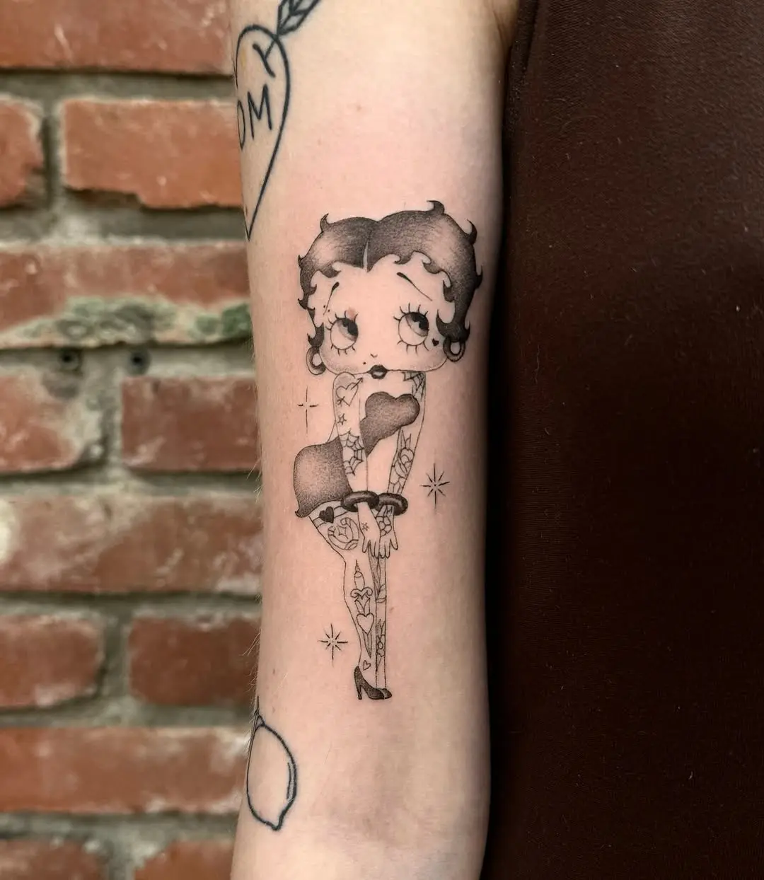 Classic Betty Boop Tattoo Design for Nostalgic Vibes